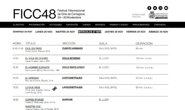 Infiernos, desiertos y fuego en la cuarta jornada del FICC48 - 1, Foto 1
