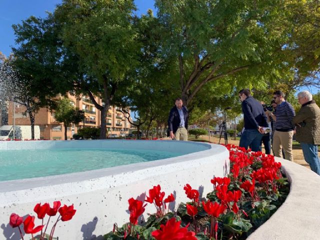 El Plan Alberca llega a Puente Tocinos con la renovación de la ´Fuente del Reloj´ - 1, Foto 1