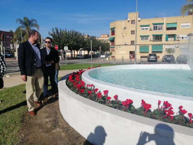 El Plan Alberca llega a Puente Tocinos con la renovación de la ´Fuente del Reloj´ - 3, Foto 3