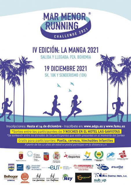 El 19 de diciembre, La Manga pone el broche a la Running Challenge 2020-2021 - 1, Foto 1