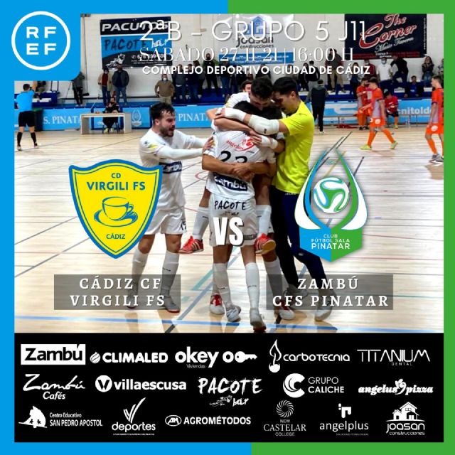 PREVIA: Cádiz CF Virgili  Zambú CFS Pinatar: el Cádiz pone a prueba al Zambú en tierras gaditanas - 1, Foto 1