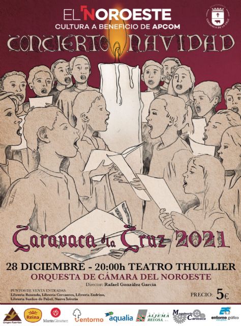 La Orquesta de Cámara del Noroeste ofrecerá un concierto a beneficio de APCOM en Caravaca de la Cruz - 2, Foto 2