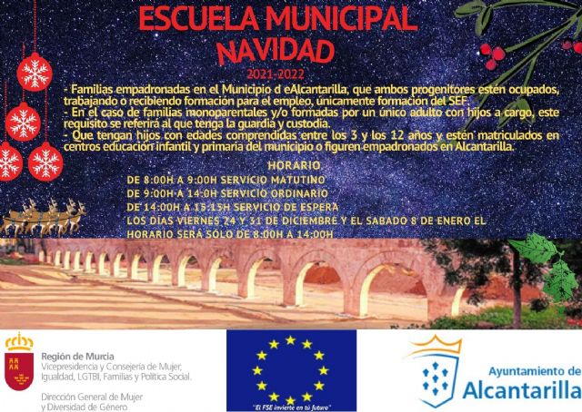 Abierto el plazo de inscripción en la Escuela de Navidad de Alcantarilla hasta el 10 de diciembre - 2, Foto 2