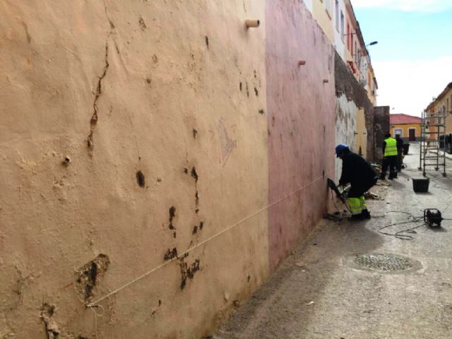 Avanzan los trabajos de consolidación del monte de las Casillas y el acondicionamiento de muros de contención en San Antón - 2, Foto 2