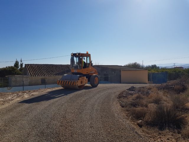 Las obras de acondicionamiento del camino de El Romeral entran en su ltima fase, Foto 4