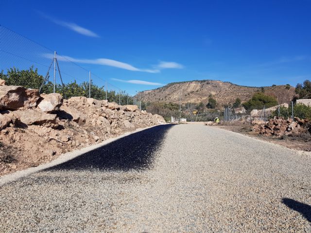 Las obras de acondicionamiento del camino de El Romeral entran en su ltima fase, Foto 6