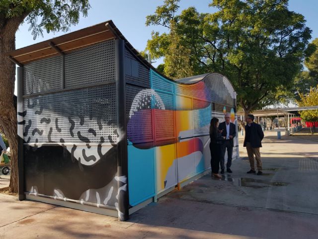 El Ayuntamiento convierte los 17 aparcamientos cerrados de bicicletas en lienzos para nuevas obras de arte - 2, Foto 2