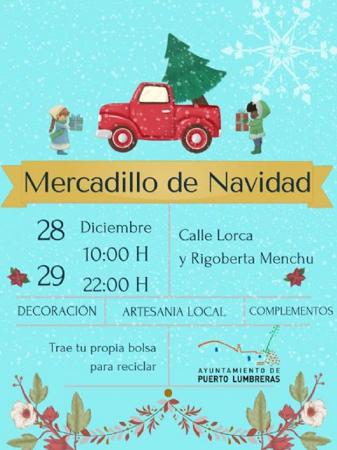 Puerto Lumbreras acogerá un Mercado de Navidad con una veintena artesanos y comerciantes - 2, Foto 2