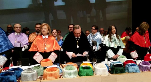La consejera de Educación asiste a la celebración de Santo Tomás de Aquino en la Universidad de Murcia - 1, Foto 1