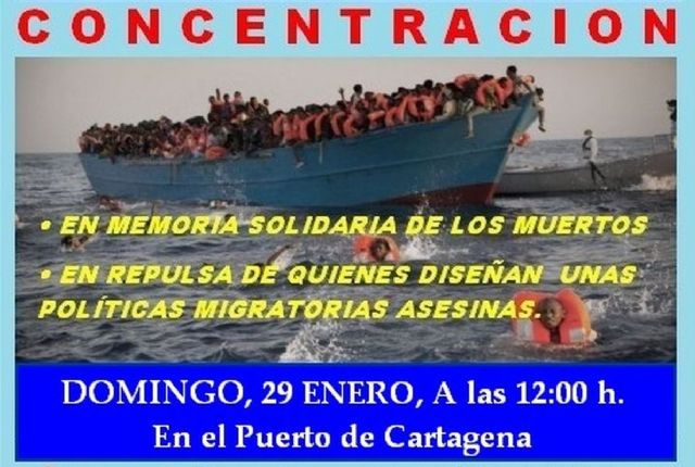 Cartagena homenajeara a los fallecidos del exodo migratorio del Mediterraneo de 2016 - 1, Foto 1
