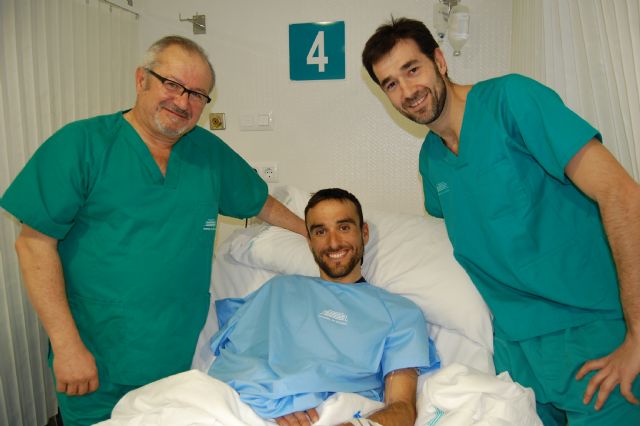 Luis Ángel Maté, del Cofidis, operado con éxito en el Hospital de Molina - 1, Foto 1