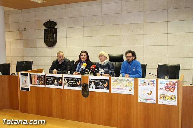 Más de una veintena de actividades conforman el programa del Carnaval´2017 de Totana, Foto 1