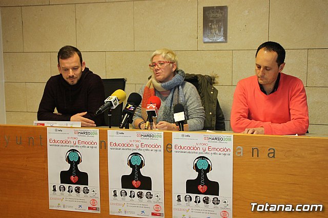 El Centro Sociocultural “La Cárcel” de Totana acoge el próximo 3 de marzo el IV Foro de Educación y Emoción, con la participación de prestigiosos expertos en la materia, Foto 2