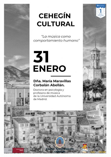 La conferencia La música como comportamiento humano abre este vienes el ciclo  Cehegín Cultural - 1, Foto 1