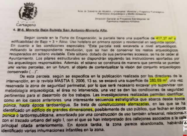 La Coordinadora del Molinete denuncia que la protección del yacimiento dependa de una voluntad política que no hay - 2, Foto 2