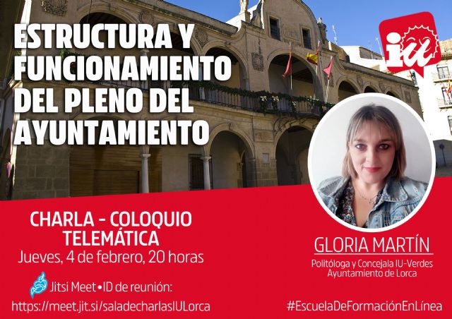 IU-Verdes Lorca pone en marcha su 'Escuela de formación en línea', abierta a toda la ciudadanía - 1, Foto 1