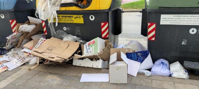 Un supermercado de Torre Pacheco será sancionado por depositar irregularmente residuos dentro y fuera de los contenedores - 1, Foto 1
