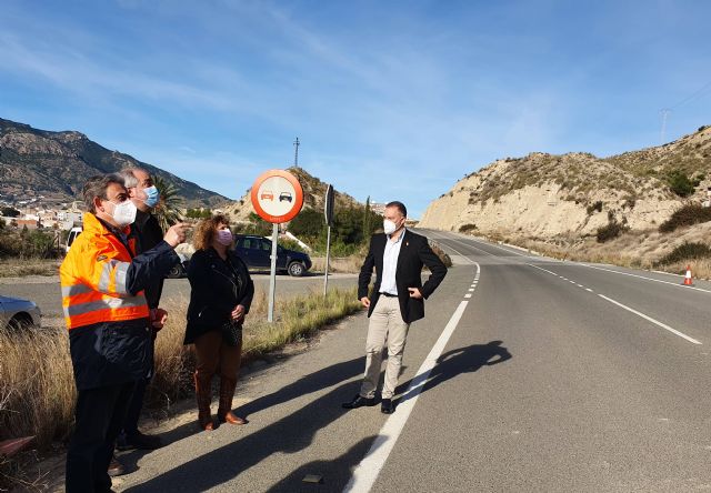 Fomento refuerza la seguridad de los usuarios de la carretera que une Abarán con Blanca gracias a la estabilización de sus taludes - 1, Foto 1