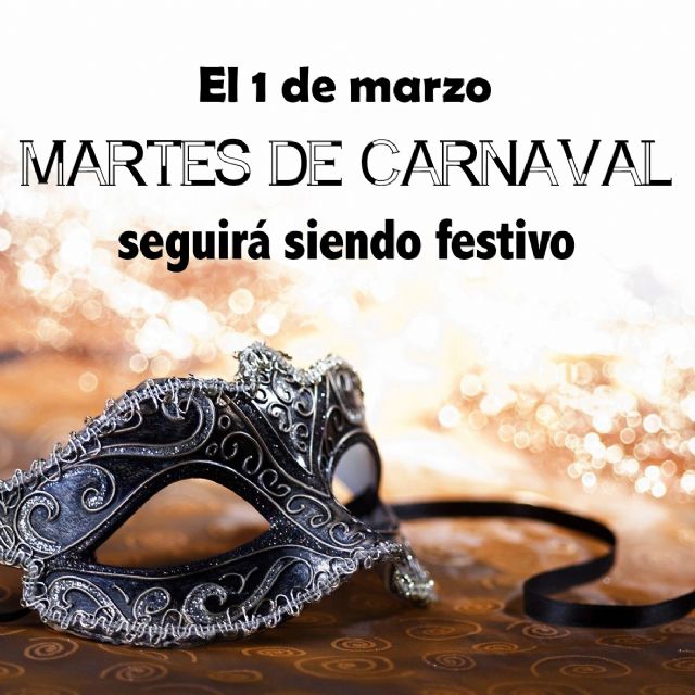 El 1 de marzo, Martes de Carnaval, será festivo - 1, Foto 1