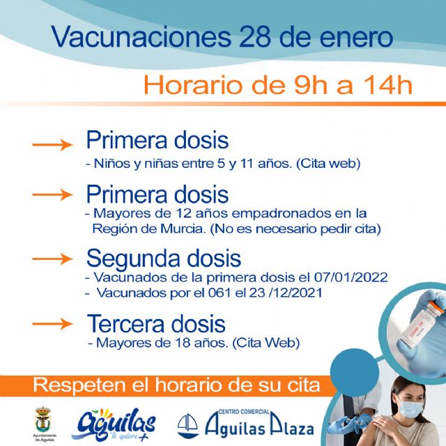 Mañana viernes se llevará a cabo una nueva jornada de vacunaciones masivas - 1, Foto 1
