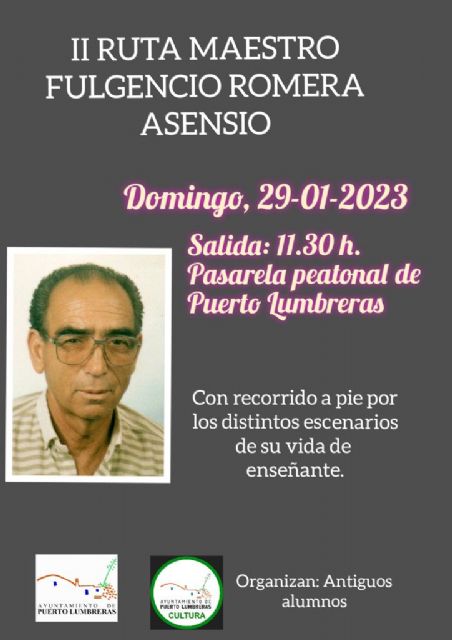 La II Ruta Maestro Fulgencio Romera Asensio se celebrará este domingo - 1, Foto 1