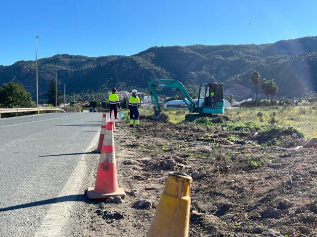 Comienzan las obras de la acera que conectará las pedanías de Algezares y Santo Ángel - 3, Foto 3