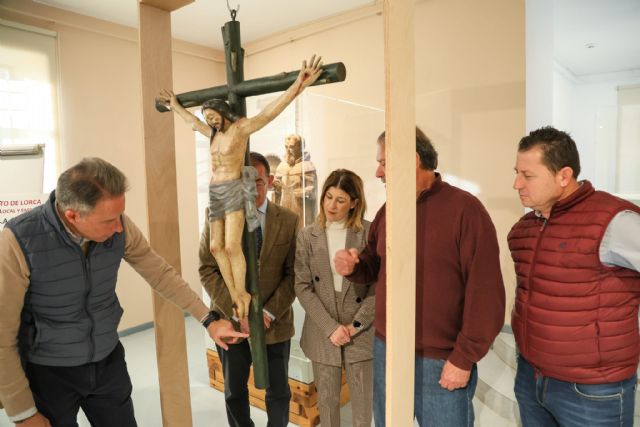 Restauran una imagen de Cristo Crucificado de 'cartapesta' o 'papelón' de la capilla de la antigua Cárcel - 4, Foto 4
