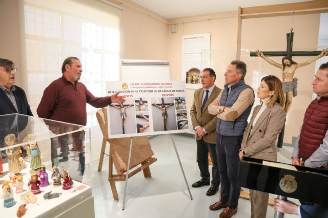 Restauran una imagen de Cristo Crucificado de 'cartapesta' o 'papelón' de la capilla de la antigua Cárcel - 5, Foto 5
