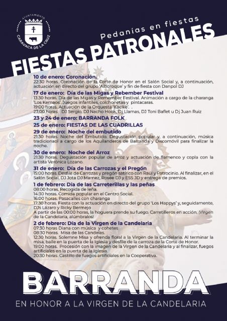 Barranda celebra sus tradicionales fiestas patronalesde la Candelaria - 2, Foto 2