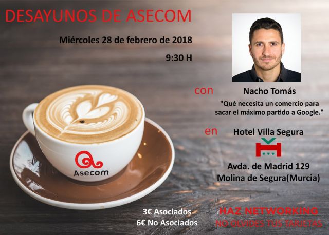 Nacho Tomás dará las claves en los ´Desayunos de ASECOM´ para sacar el máximo partido comercial a Google - 1, Foto 1