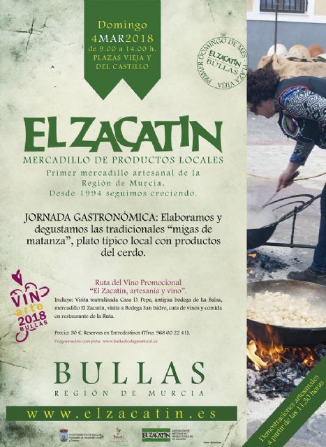 El Zacatín de marzo lo dedica a la gastronomía típica y prepara unas migas con tropezones - 1, Foto 1
