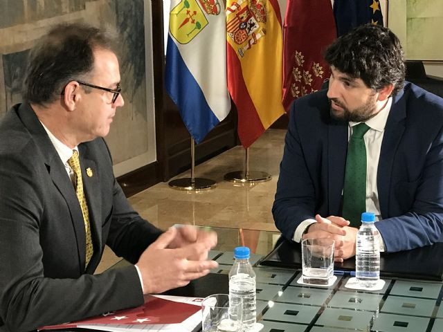 Fernando López Miras se reúne con el alcalde de Ricote - 1, Foto 1
