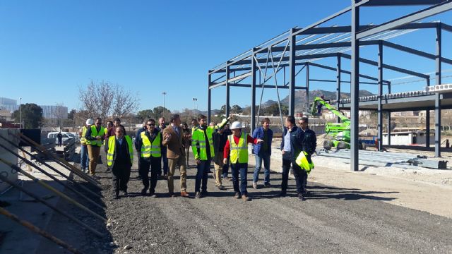 El buen ritmo de las obras de construcción de la nueva Base Logística de Limusa permitirá que los trabajadores de la empresa puedan comenzar a utilizarla en apenas 3 meses - 1, Foto 1