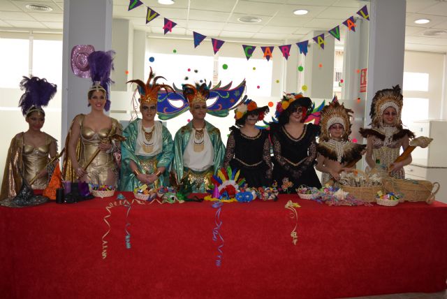 Los personajes del Carnaval 2019 visitan Afemac - 1, Foto 1