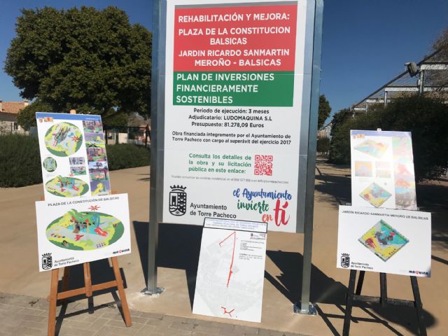 Obras de mejora y rehabilitación de la Plaza de la Constitución y jardín Ricardo Sanmartín, y pavimentación de viales en Balsicas - 3, Foto 3