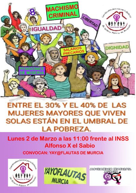 Acciones y actividades programadas en torno al 8M por el Movimiento Feminista de Murcia - 2, Foto 2