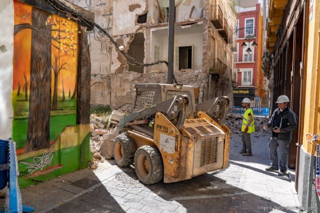 Comienza la ejecución de las medidas cautelares del edificio de las calles Aire y Cuatro Santos - 1, Foto 1