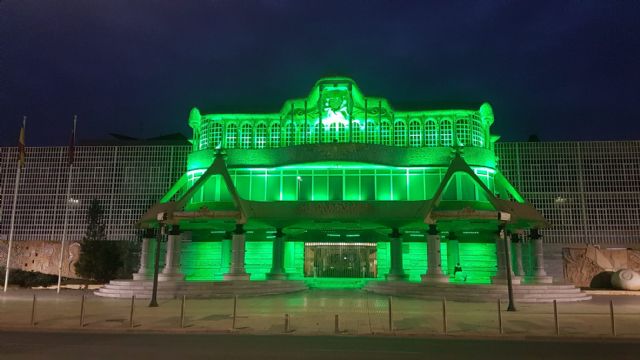 La Asamblea Regional se ilumina de verde con motivo del Día Mundial de las Enfermedades Raras - 1, Foto 1