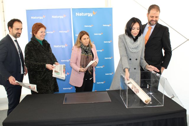 Miguélez asiste a la colocación de la primera piedra de una planta fotovoltaica en Jumilla - 2, Foto 2