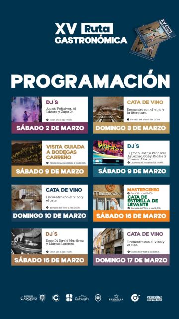 Ruta Gastronómica de Cehegín: Avance del Programa de Actividades - 1, Foto 1