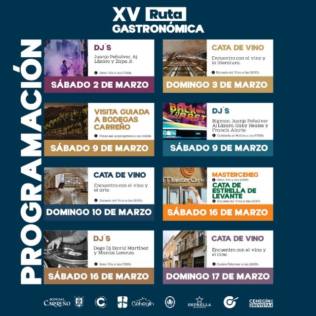 Ruta Gastronómica de Cehegín: Avance del Programa de Actividades - 2, Foto 2