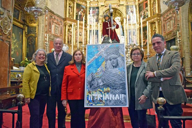 Triana presenta su cartel de Semana Santa 2025 con la Esperanza de Triana y el Cachorro como protagonistas - 5, Foto 5
