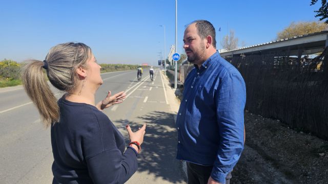 Los Alcázares refuerza su apuesta por la movilidad sostenible con un nuevo tramo de carril bici hacia San Javier - 2, Foto 2