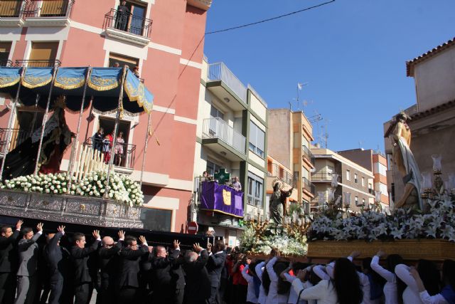 Puerto Lumbreras culmina su Semana Santa 2016 con la procesión del Encuentro - 1, Foto 1