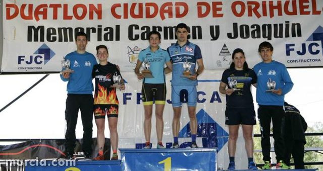 Los totaneros Emilio Miras Costa y Luis Sandoval suben al podium en el XIV Duatlón La Matanza de Orihuela, Foto 1