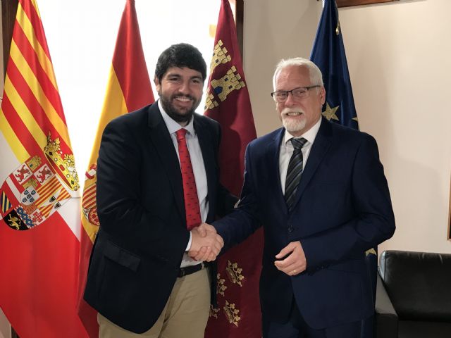 Fernando López Miras se reúne con el alcalde de Abanilla - 1, Foto 1