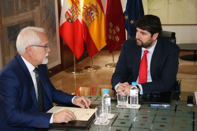 Fernando López Miras se reúne con el alcalde de Abanilla - 2, Foto 2