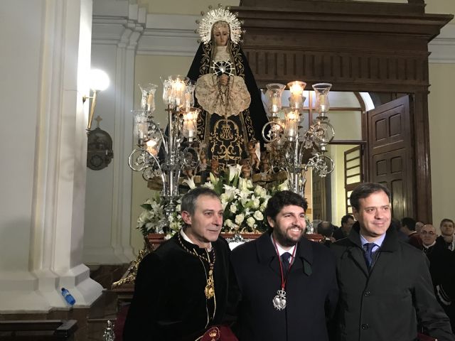Fernando López Miras preside la procesión Penitencial del Rosario en Yecla - 2, Foto 2