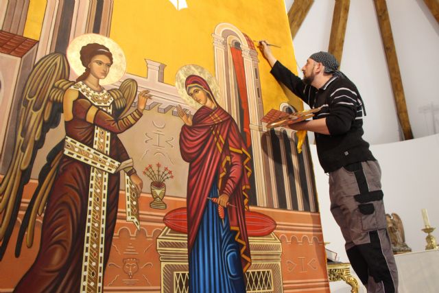 Pinturas murales de estilo bizantino para decorar la parroquia de Santiago y Zaraiche - 2, Foto 2