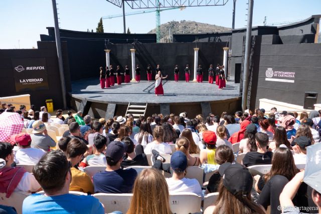 Tres mil estudiantes de secundaria asisten hoy miércoles al festival de Teatro Grecolatino - 1, Foto 1
